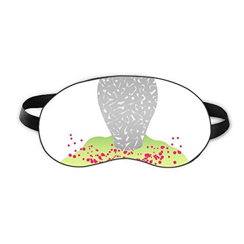 Well-known landmark in Korea Sleep Eye Shield Soft Night Blindfold Shade Cover