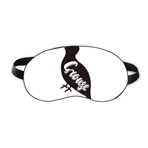 Grouse Black And White Animal Sleep Eye Shield Soft Night Blindfold Shade Cover