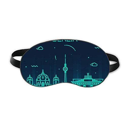 Germany Berlin Landmark Architecture Sleep Eye Shield Soft Night Blindfold Shade Cover
