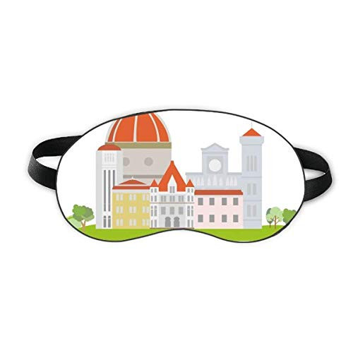 Italy Florence Landscape National Pattern Sleep Eye Shield Soft Night Blindfold Shade Cover