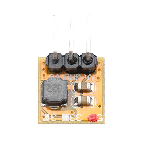 500mA DC-DC Boost Converter Board Voltage Step-up Module Lightweight Potable Boost Convert Module Step Up Module Voltage Regulator Board for AA- AAA Battery-Powered Devices-5V with Pins-