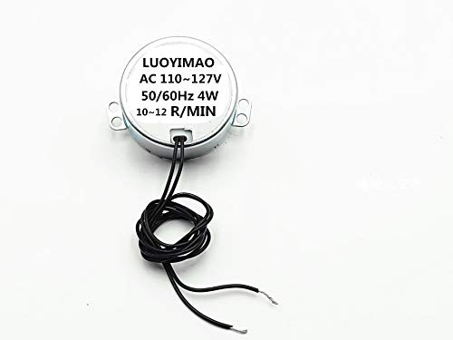 Turntable Synchronous Synchron Motor 50/60Hz AC 100~127V CCW/CW 4W -10-12RPM-