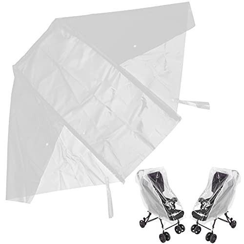 Stroller Rain Cover- Weatherproof Shield Universal Design Easy to Install for Jogging Strollers for Boys for Single Strollers for Strollers for Girls-L-