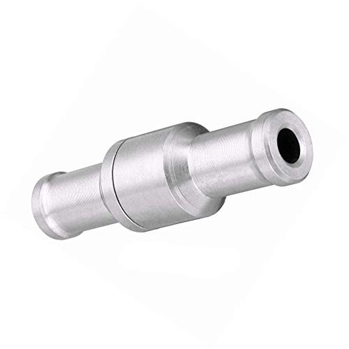 2pcs One Way Valve 6mm 8mm 10mm 12mm Aluminum Alloy Vehicle Check Valve Check Valve Fuel Check Valve for Water Gasoline Diesel Oils -10mm-