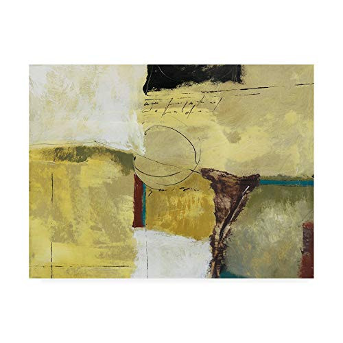 Trademark Fine Art ALI46083-C1419GG Yellow with Scratches by Pablo Esteban, 14x19