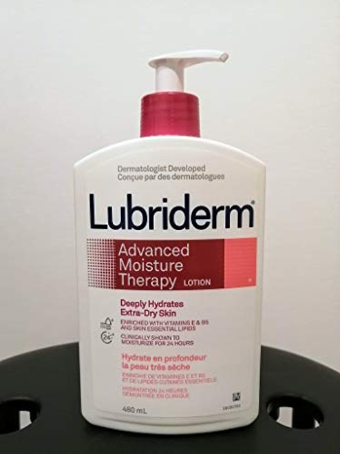 Lubriderm Advanced Therapy Moisturizing Lotion with Vitamins E and B5- Deep Hydration for Extra Dry Skin- Non-Greasy Formula- 16 fl. Oz -Pack of 2- - ?? Exclusive Lubriderm Advanced Therapy Moisturizing Lotion with Vitamins E and B5- Deep Hydration for Extra Dry Skin- Non-Greasy Formula- 16 fl. Oz -Pack of 2- - ?? Exclusive