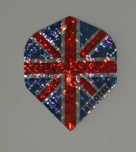 US Darts - 1 Set -3 Flights- Dimplex Union Jack Standard Dart Flights