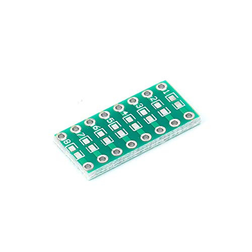 100pcs SMT DIP Adapter Converter 0805 0603 0402 Capacitor Resistor LED Pinboard FR4 PCB Board 2.54mm Pitch SMD SMT Turn To DIP