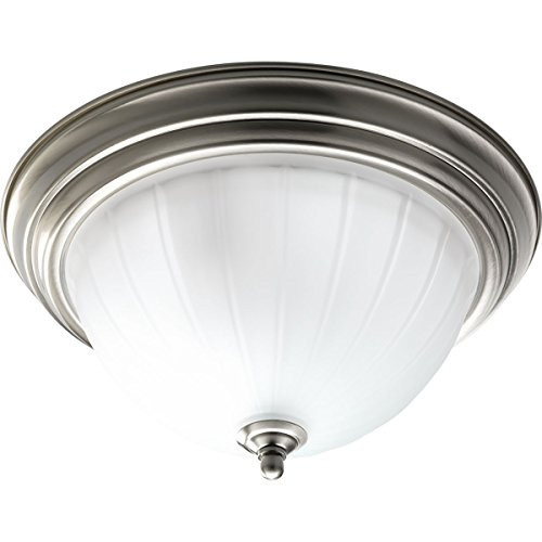 Progress Lighting P3703-09WB Traditional/Classic 2-13W Gu24 Flush Mount, Brushed Nickel