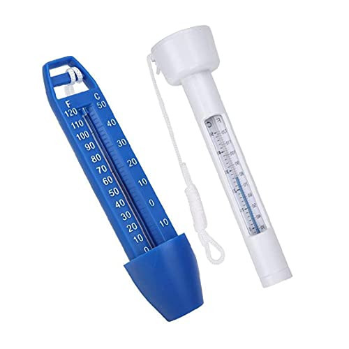 Liadance Floating Pool Thermometer- Water Thermometer Floating Pool Thermometer Shatter Resistant Thermometer 2pcs