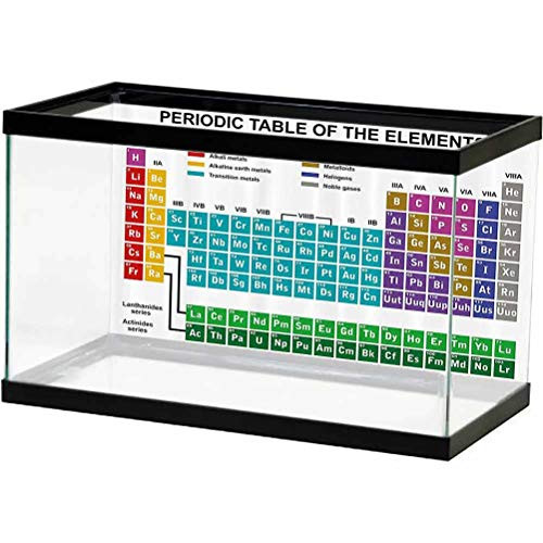Periodic Table Seabed World Backdrop Educational Artwork for Classroom Science Lab Chemistry Club Camp Kids Print Undersea World Multicolor L24 X H24 Inch