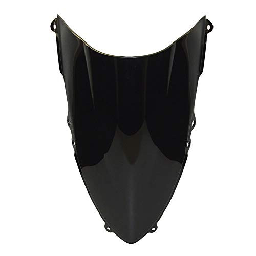 waase Motorcycle Double Bubble Windscreen Windshield Shield Screen For Ducati 899 1199 1199R 1199S Panigale -Dark Smoke-