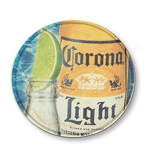 Corona Beer Bar Vintage Style Concave Round Tin Sign- Retro Metal Round Tin Signs Decor Wall Art Posters Gifts for Door Plaque Home Bars Clubs Cafes- 12X12 Inches Corona Beer Bar Vintage Style Concave Round Tin Sign- Retro Metal Round Tin Signs Decor Wall Art Posters Gifts for Door Plaque Home Bars Clubs Cafes- 12X12 Inches