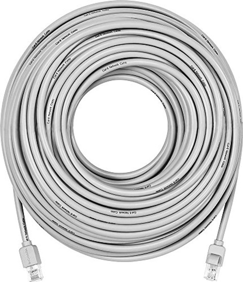 Insignia - 100' Cat-6 Network Cable - Gray - Model: NS-PNW76C0 Insignia - 100' Cat-6 Network Cable - Gray - Model: NS-PNW76C0