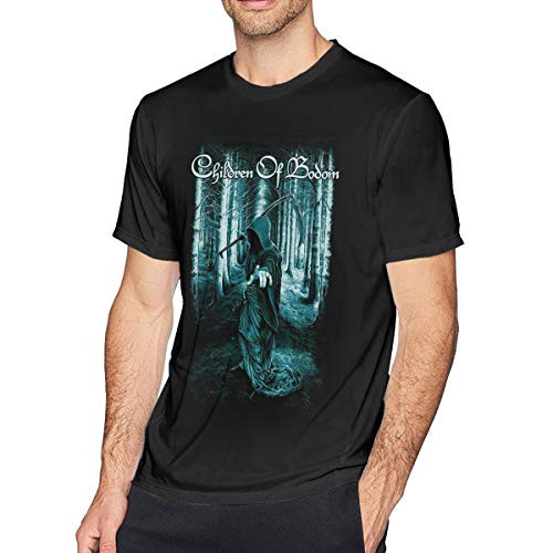 Children of Bodom T Shirt Men's Casual Round Neck Short Sleeve Tshirts Black Children of Bodom T Shirt Men's Casual Round Neck Short Sleeve Tshirts Black