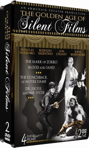 The Golden Age of Silent Films - 2 DVD COLLECTOR'S EMBOSSED TIN