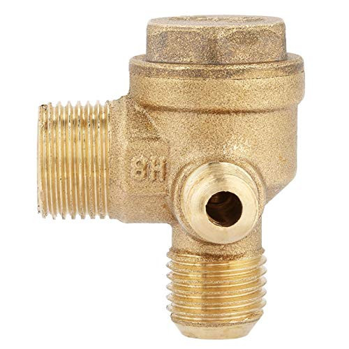Valve Air Compressor - Male Thread 90 Degree Brass Air Compressor Check Valve Spare Parts 201410mm