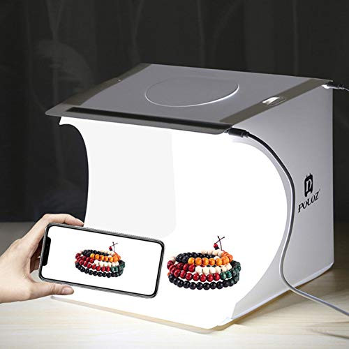 Portable Photo Studio Light Box Folding Photography Photo Lighting Studio Box Shooting Tent Kit with Lights for Product Food Photography