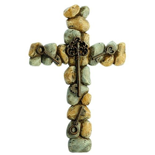 LL Home Cross Pebbles Key