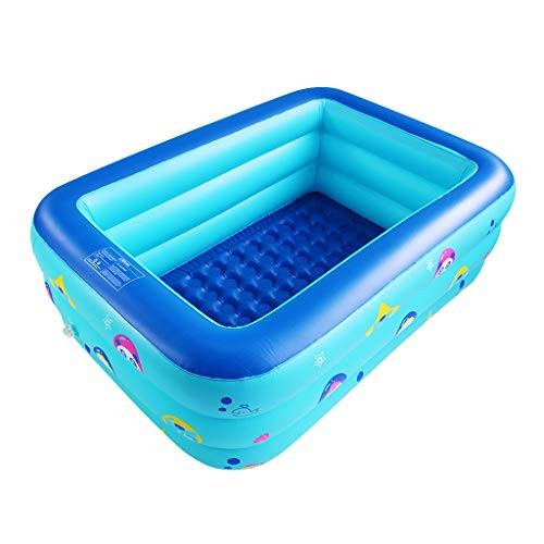 Dedream Children Inflatable Swimming Pool Baby Adult Household Paddling Pool Thick Wear-Resistant Ocean Ball Children Swimming Pool 150x110x50cm