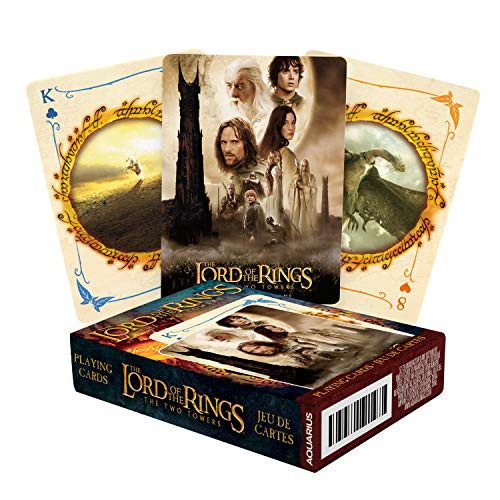 AQUARIUS Lord of The Rings The Two Towers Playing Cards