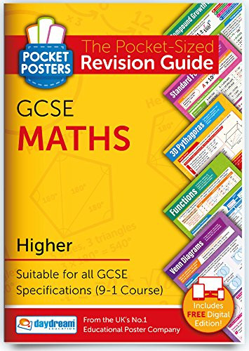 GCSE Maths -Higher- - Pocket Posters: The Pocket-Sized Maths Revision Guide - GCSE Specification - FREE digital edition for computers- phones and tablets with over 1-000 assessment questions