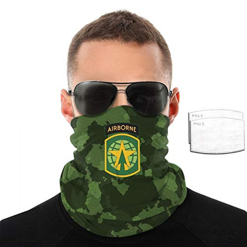 16th MP BDE w Airborne Tab wo Txt 3D Headwear Bandana Mouth Mask for Hiking- Perfect for Women Men 16th MP BDE w Airborne Tab wo Txt 3D Headwear Bandana Mouth Mask for Hiking- Perfect for Women Men