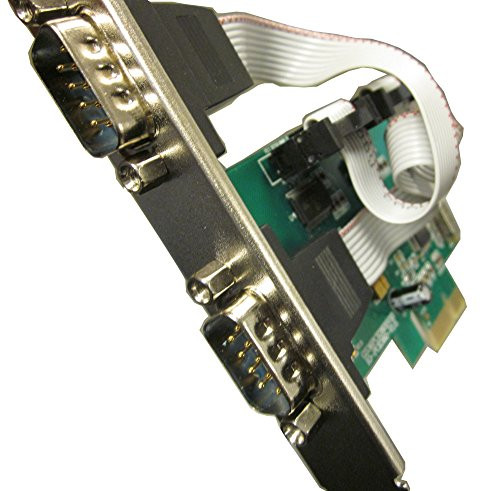 SYBA SI-PEX15037 2 Serial Ports PCI-e Controller Card with Low Profile Bracket