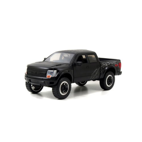 Jada 2011 Ford F150 SVT Raptor Pickup Truck 1/24 Diecast Model Car Matte Black