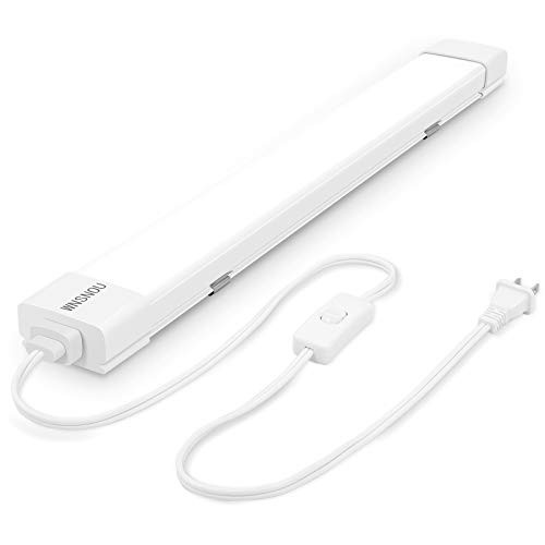 WNSNOU Plug Light-LED Shop Light - Waterproof and Linkable LED Tube Light- Plug Cord with NO/Off Switch- 5000K- 18W 1800LM- 2FT- LED Ceiling and Closet Lights- Workshop Lights. -2FT/4FT- WNSNOU Plug Light-LED Shop Light - Waterproof and Linkable LED Tube Light- Plug Cord with NO/Off Switch- 5000K- 18W 1800LM- 2FT- LED Ceiling and Closet Lights- Workshop Lights. -2FT/4FT-