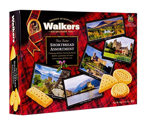 Walkers Shortbread Assorted Shortbread Cookies- Traditional Pure Butter Shortbread Cookies- 35.3 Ounce -Pack of 1-