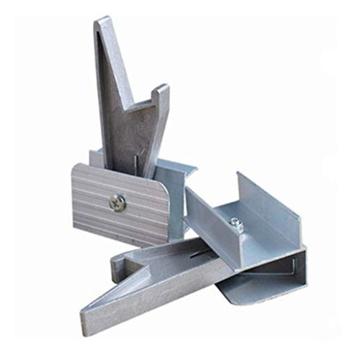 Aluminum Extension Ladder Locks- Replacement Rung Lock Kit- Aluminum Extension Ladder Parts- Ladder Accessories -Silver-