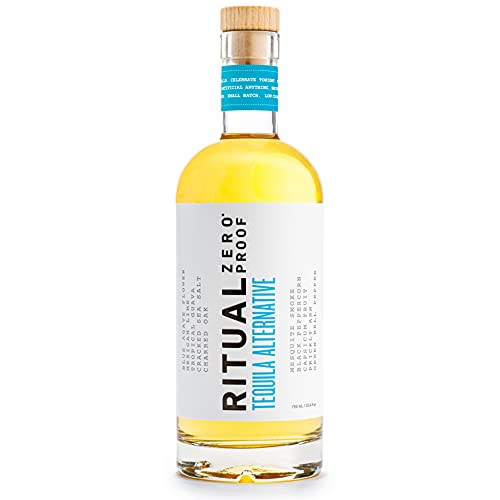 RITUAL ZERO PROOF Tequila Alternative - Award-Winning Non-Alcoholic Spirit - 25.4 Fl Oz -750ml- - Zero Calories - Keto- Paleo and Low Carb Diet Friendly - Make Delicious Alcohol Free Cocktails RITUAL ZERO PROOF Tequila Alternative - Award-Winning Non-Alcoholic Spirit - 25.4 Fl Oz -750ml- - Zero Calories - Keto- Paleo and Low Carb Diet Friendly - Make Delicious Alcohol Free Cocktails