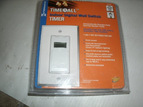 Intermatic Indoor Digital Wall Switch Timer Item# 86409 Model# EJ500CL UPC#078275092891