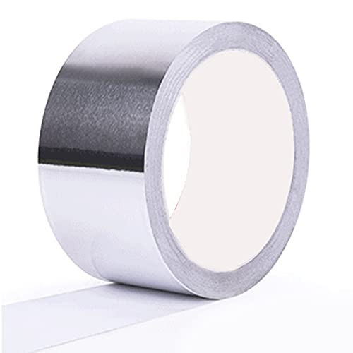 Aluminum Foil Heat Shielding Tape Heat Reflective Adhesive Heat Shield Thermal Barrier Foil Tape Self-Adhesive Heat Resistant Tape for Household Use-Jiangshen