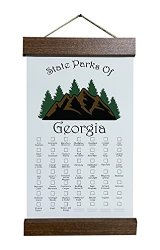 Georgia State Park Checklist - Multiple Designs - Bucket List - Explore GA - Hiker Gift - Explore Check List -DESIGN E-