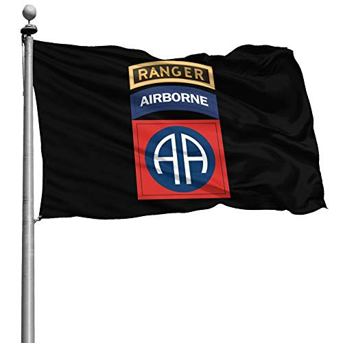 PHABULS 82nd Airborne with Ranger Tab Outdoor Flags Banner Breeze Flag Flag 4' X 6' Ft