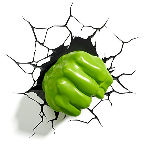 3DLightFX Marvel Avengers Hulk Fist 3D Deco Light