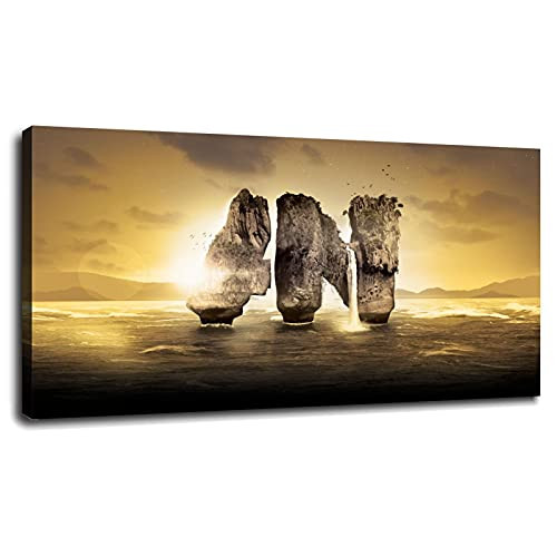 Awolnation. Wall Art Canvas Prints Poster For Home Office Decorations With Framed 13"x8"