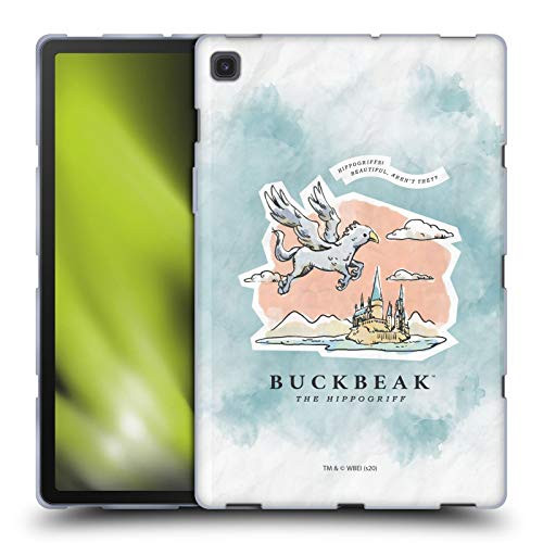 Head Case Designs Officially Licensed Harry Potter Buckbeak Deathly Hallows XVII Soft Gel Case Compatible with Samsung Galaxy Tab S5e