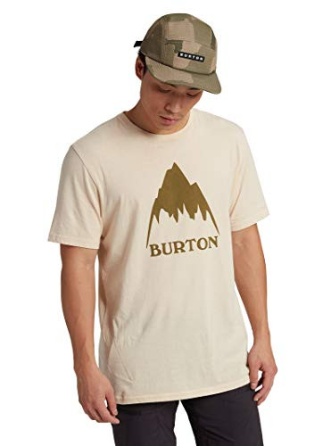 Burton Mens Classic Mountain High Short Sleeve- Creme Brulee- XX-Large
