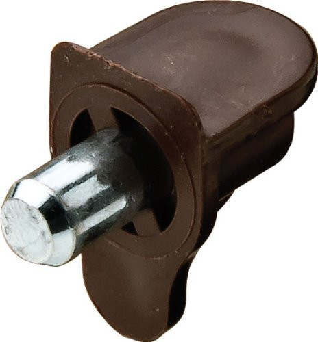 Shelf Support - Bracket Style - Brown Plastic - 5mm -25 pcs.-