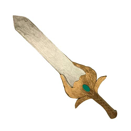 AllTru2U Child Sized She Ra Princesses of Power Sword of Protection - Wooden Handmade 17" She-Ra Toy Sword for Pretend Play AllTru2U Child Sized She Ra Princesses of Power Sword of Protection - Wooden Handmade 17" She-Ra Toy Sword for Pretend Play