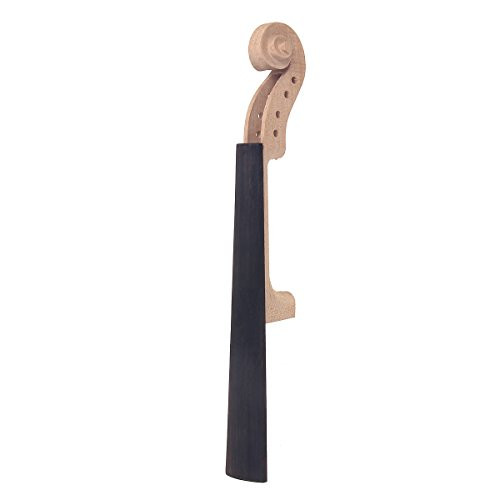 Kmise Maple Violin Neck with Ebony Fingerboard for 4/4 Full Size Violin Luthier DIY