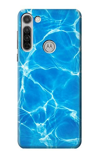 R2788 Blue Water Swimming Pool Case Cover for Motorola Moto G8