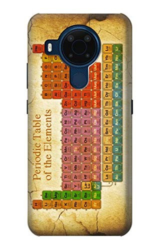 R2934 Vintage Periodic Table of Elements Case Cover for Nokia 5.4