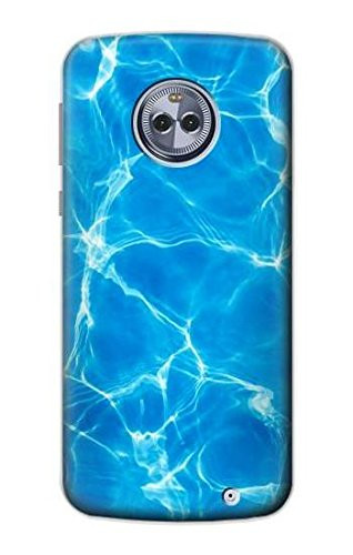 R2788 Blue Water Swimming Pool Case Cover For Motorola Moto G6 Plus