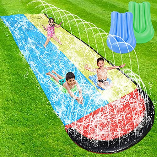 Lawn Water Slide for Kids - 15.75ft Water Slides for Backyard- Slip and ...