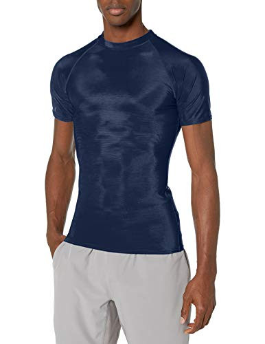 Intensity Men's Short Sleeve Tight fit Performance Shirt- Navy- Medium