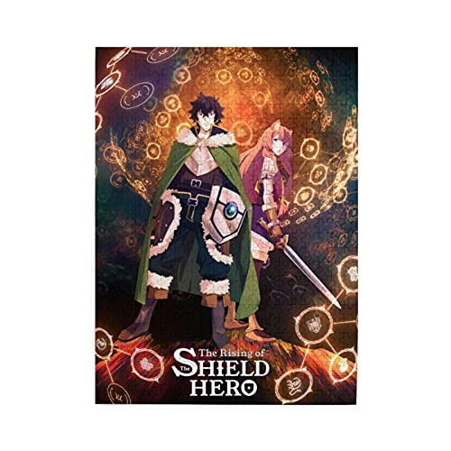 The Rising of The Shield Hero Anime Picture Puzzle for 500 Piece-Wooden Puzzle Picture Jigsaw Gift-Funny Puzzle Game The Rising of The Shield Hero Anime Picture Puzzle for 500 Piece-Wooden Puzzle Picture Jigsaw Gift-Funny Puzzle Game